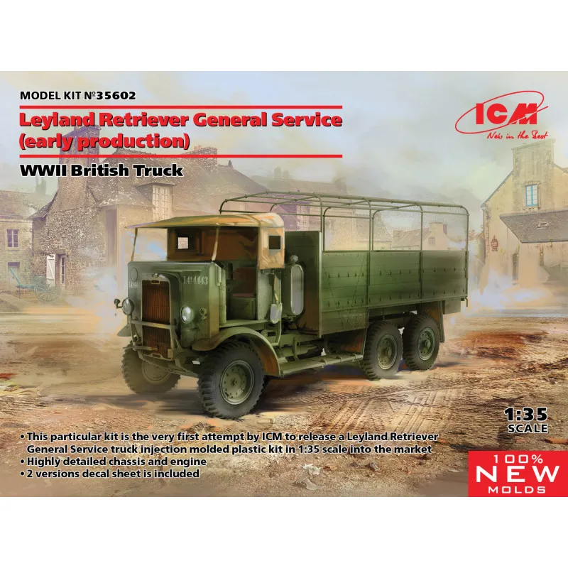 Camion britannique 6x4 Leyland Retriever (Seconde Guerre mondiale). ICM 35602