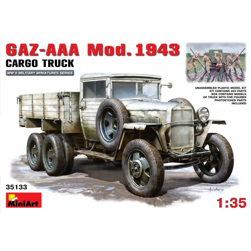Camion GAZ-AAA Mod.1943. MINIART 35133