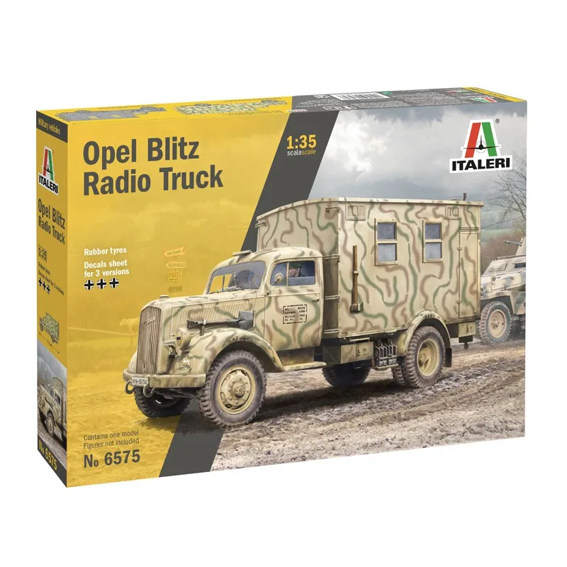Camion militaire Opel Blitz avec équipement radio. ITALERI 6575