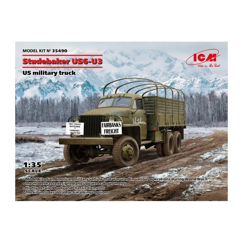 Camion militaire Studebaker US6-U3. ICM 35490