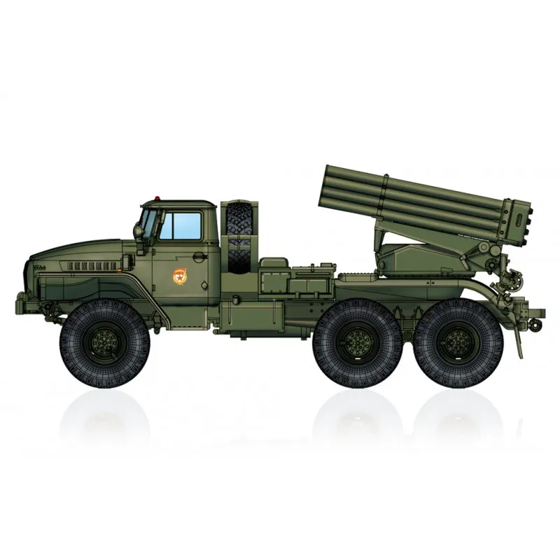 Camion russe BM-21 avec lance-roquettes. HOBBY BOSS 82931