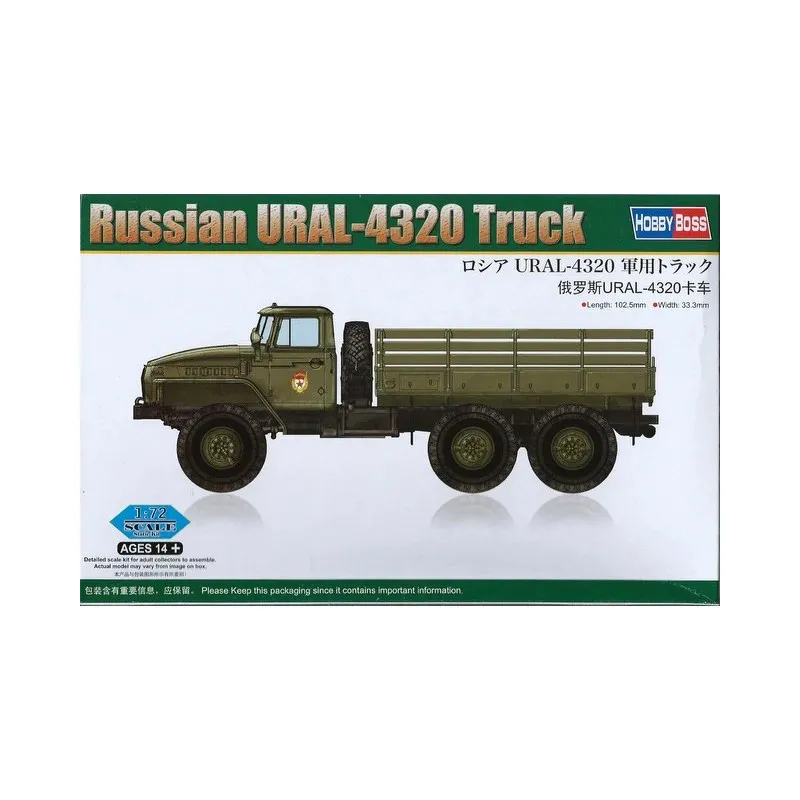 Camion russe URAL-4320. HOBBY BOSS 82930