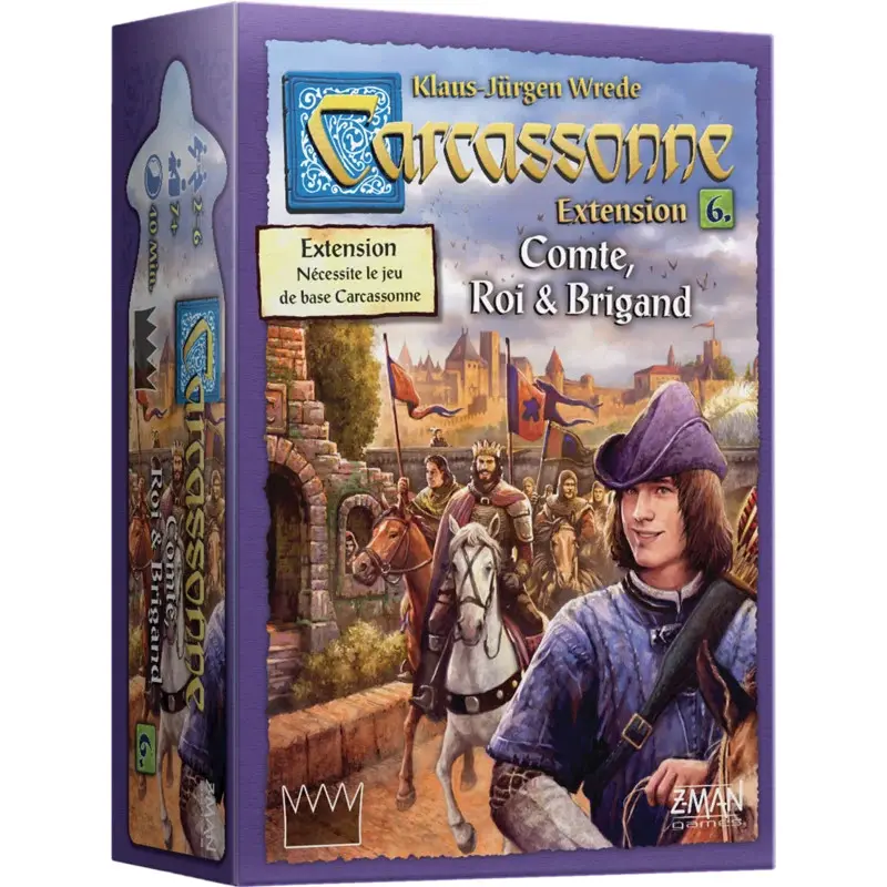 Carcassonne : Comte Roi et Brigand (Ext. 6)