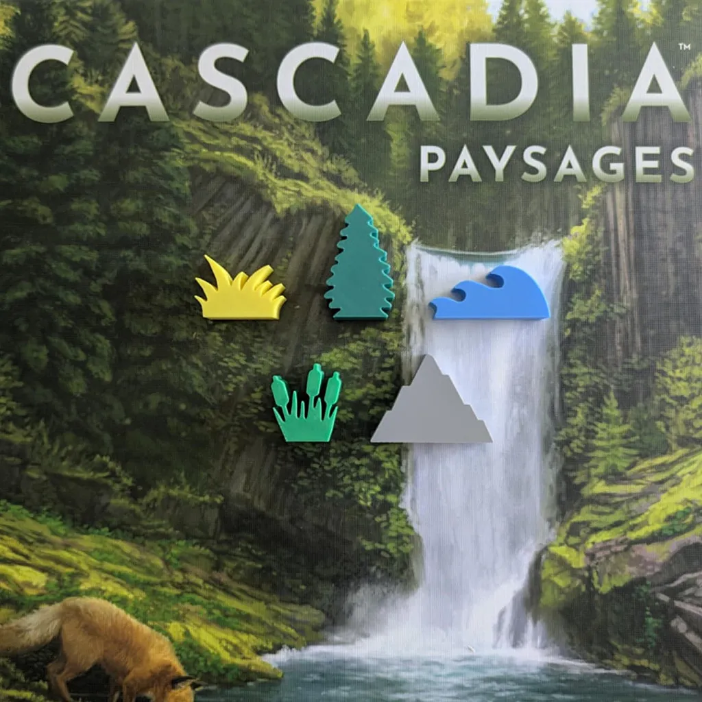 Cascadia - Jetons Nature Extension Paysages