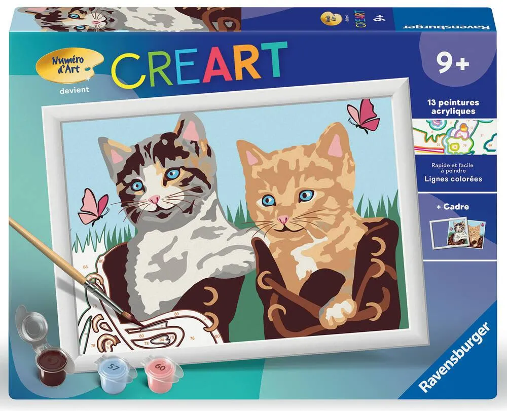 CREART KIDS  18X24CM  CHATONS ET CHAUSSURES