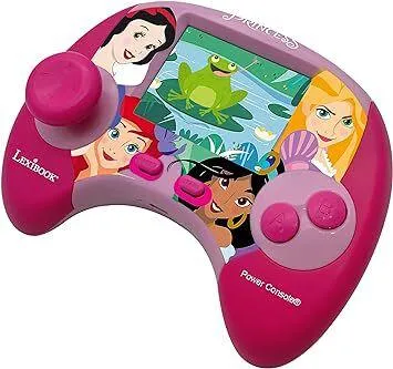 POWER CONSOLE® DISNEY PRINCESSE CONSOLE DE JEUX EDUCATIVE PARLANTE BILINQUE AVEC 100 ACTIVITES ET UN ECRAN 2,8" EN FRANCAIS ET ANGLAIS