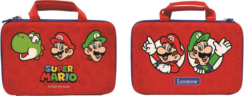 SACOCHE DE TRANSPORT SUPER MARIO POUR CONSOLES PORTABLES ET TABLETTES JUSQU'A 10"