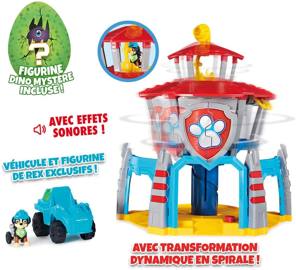 PAW PATROL - PLAYSET QUARTIER GENERAL DINO RESCUE