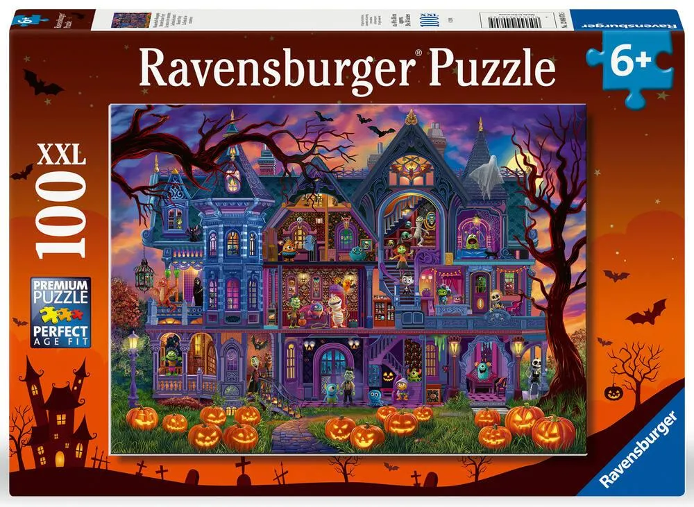 PUZZLE 100 PIECES XXL LA MAISON DES MONSTRES