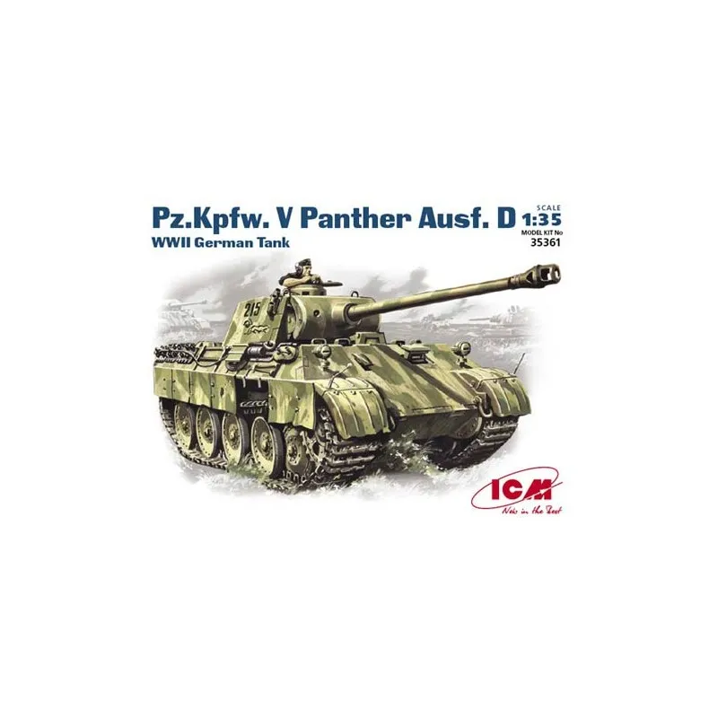Char allemand Pz.Kpfw.V Panther Ausf.D. ICM 35361