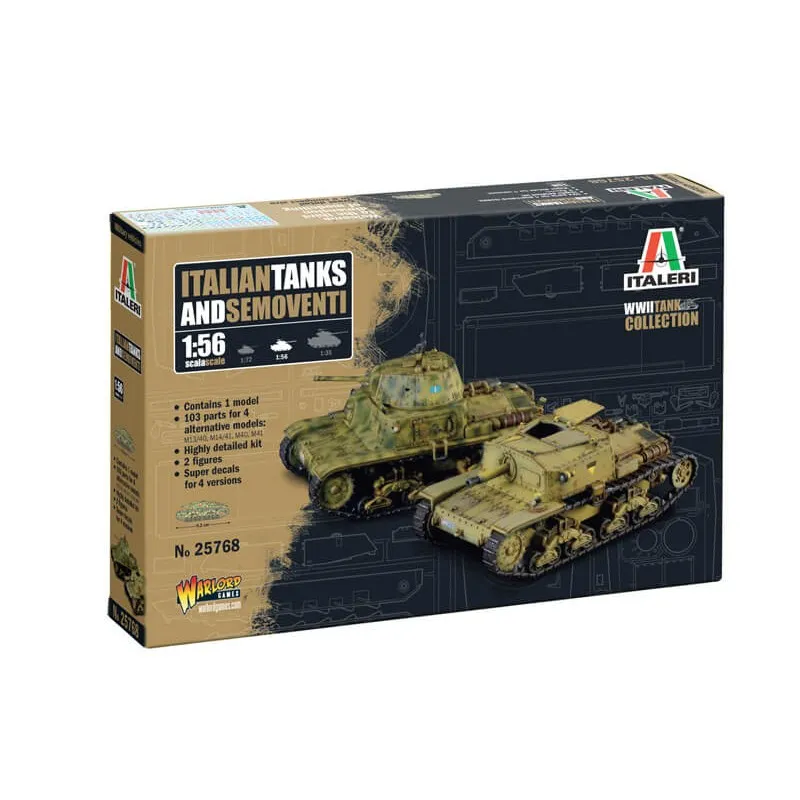 Char italien et semovente. ITALERI 25768