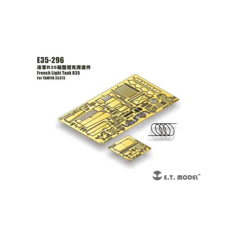 Photogravure : Char léger français Renault R35. E.T. MODEL E35-296