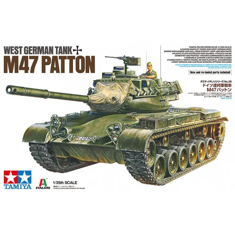 Char M47 Patton. TAMIYA 37028