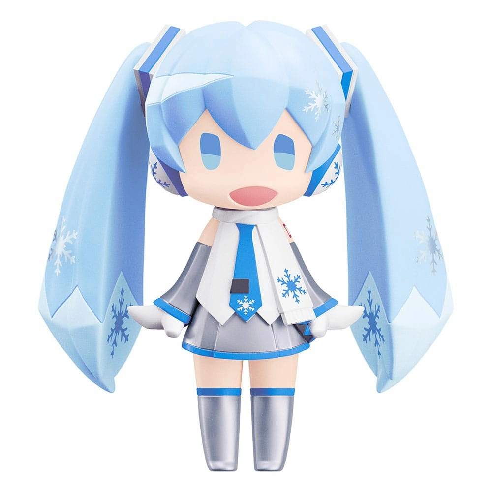 Character vocal series 01: hatsune miku figurine hello! good smile snow miku 10 cm
