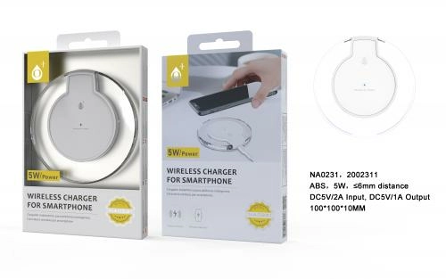 Chargeur rapide sans fil - 5w - na0231 blanc