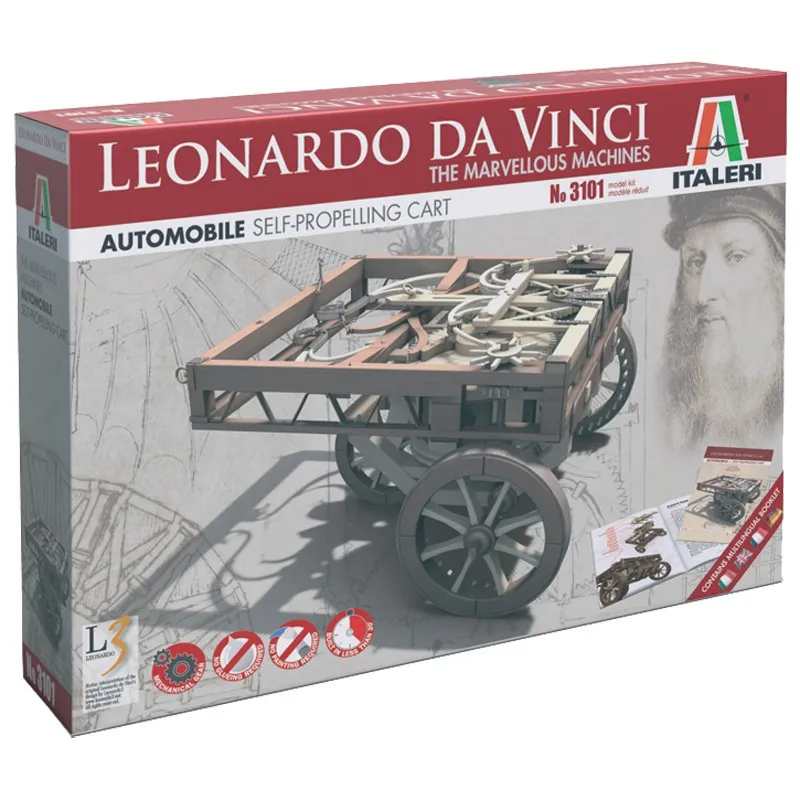 Chariot automoteur. Léonard de Vinci. ITALERI 3101