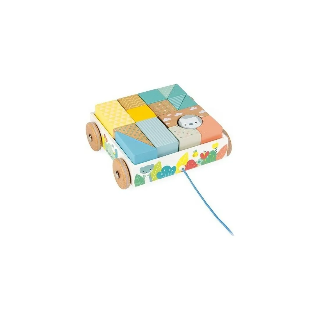 Chariot de cubes à promener "Pure" Janod