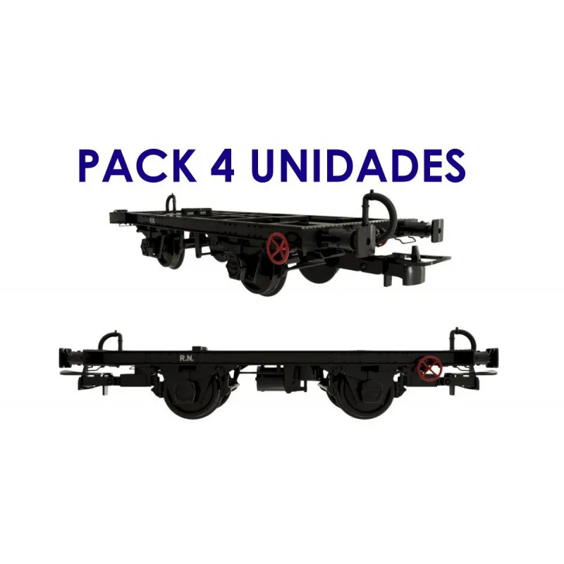 Châssis unifié avec frein à vide, RENFE (x4). OMNIBUS MODELS 40025