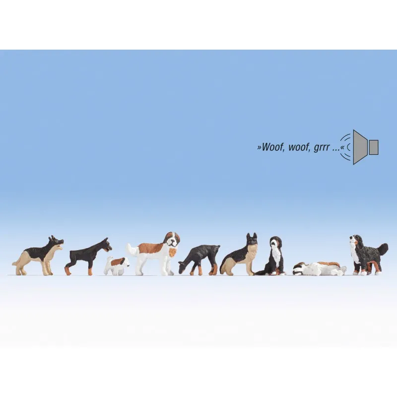 Chiens avec du son. NOCH 12852