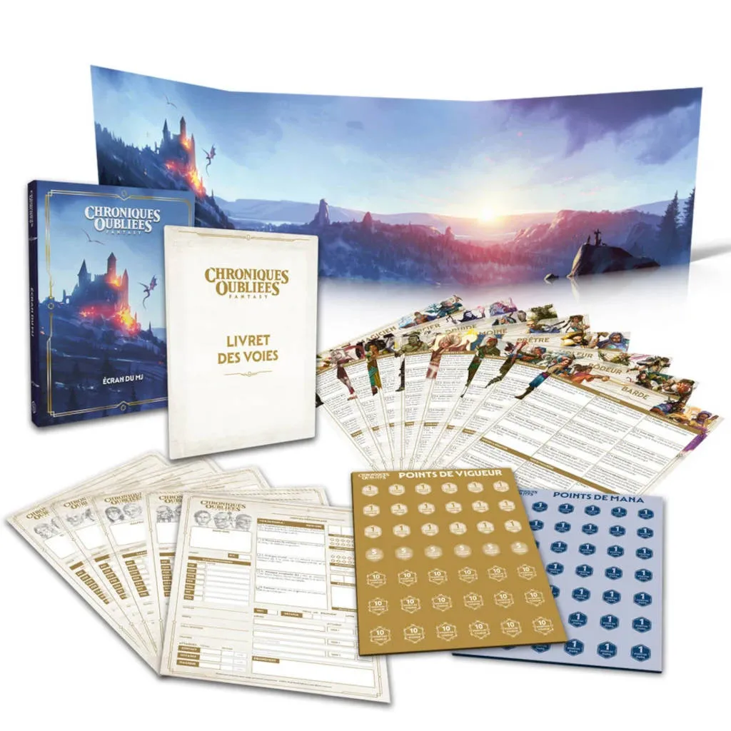 Chroniques Oubliées Fantasy 2 - Écran et Livret des Voies