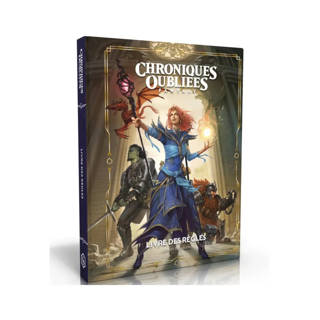 Chroniques Oubliées Fantasy 2 - Livre de Règles (Deluxe - Couverture Alternative)