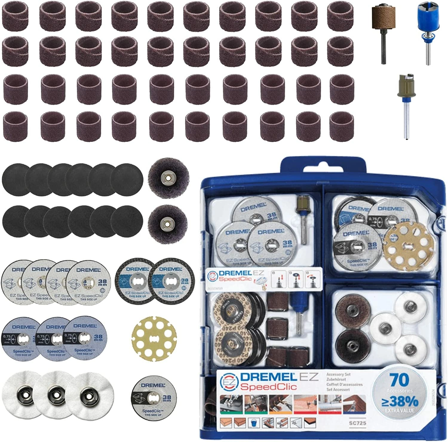 Coffret 70 accessoires EZ SpeedClic - Dremel