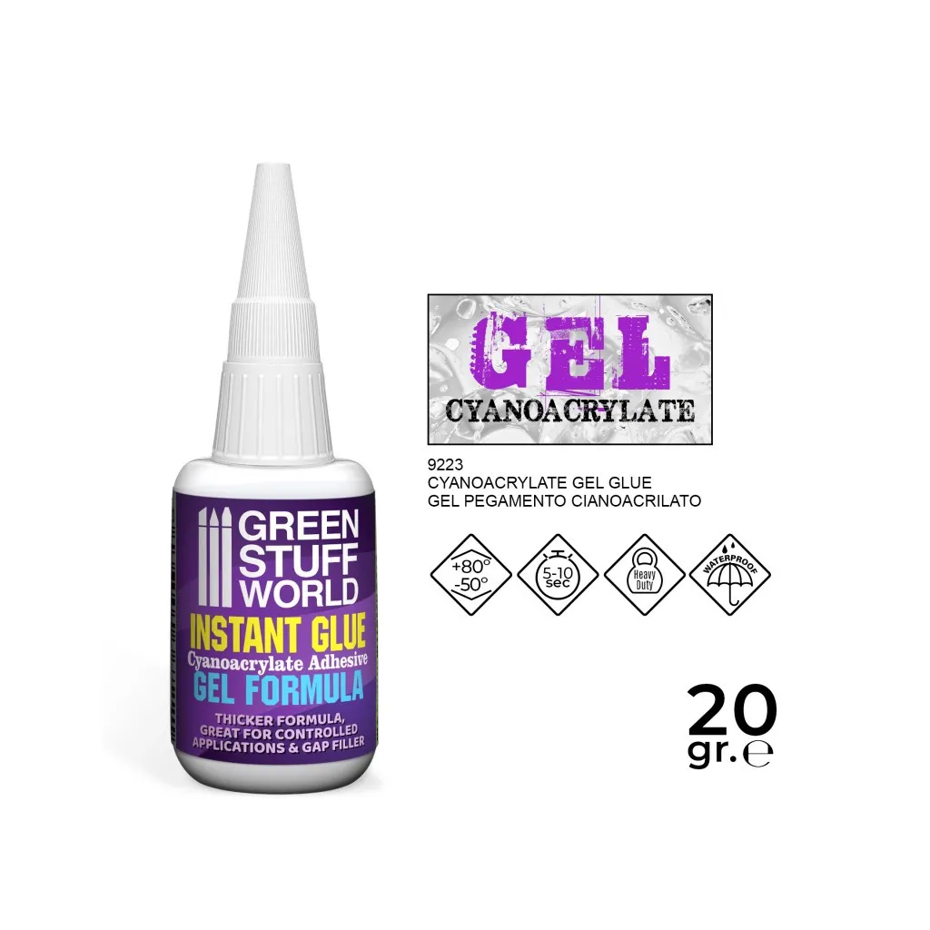 Colle Cyanoacrylate 20gr. (Gel)