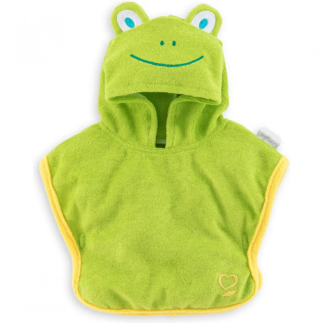 Cape de bain grenouille pour poupon 30 cm - Corolle