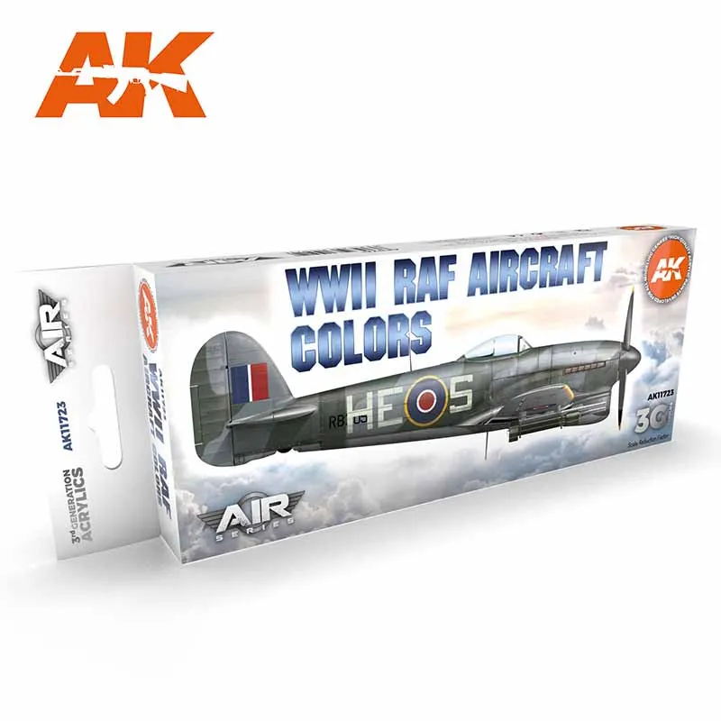 Couleurs des avions de la RAF de la Seconde Guerre mondiale. AK INTERACTIVE AK11723
