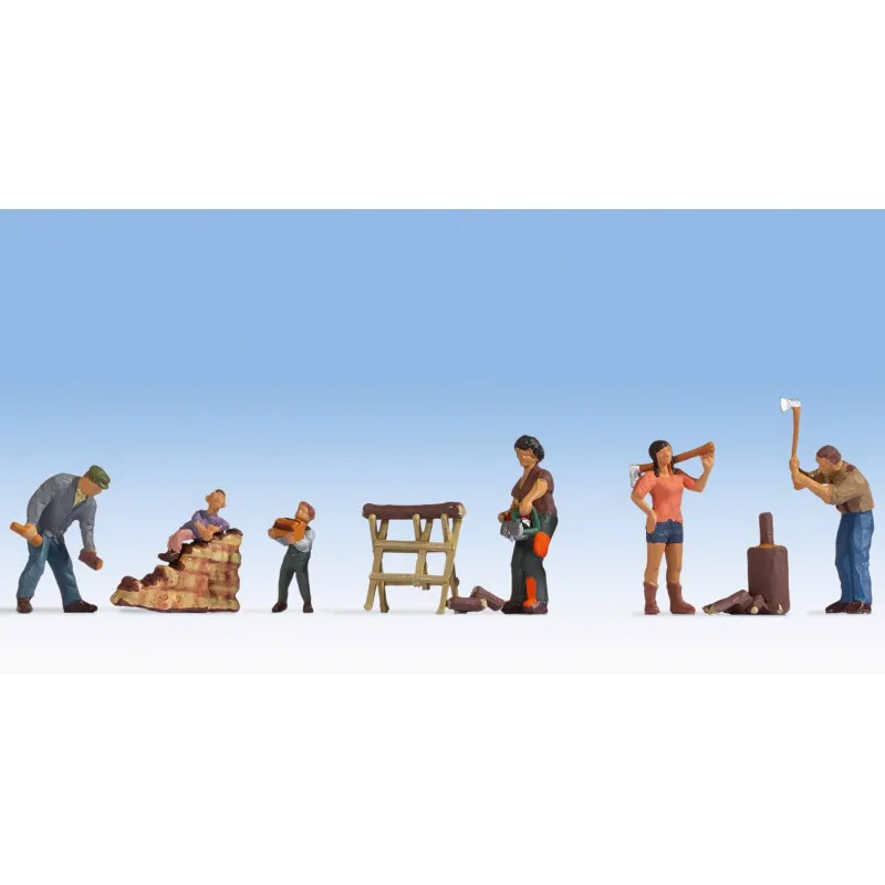 Couper du bois. NOCH 15616