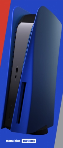 Cover pour console ps5 bleue