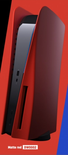 Cover pour console ps5 rouge