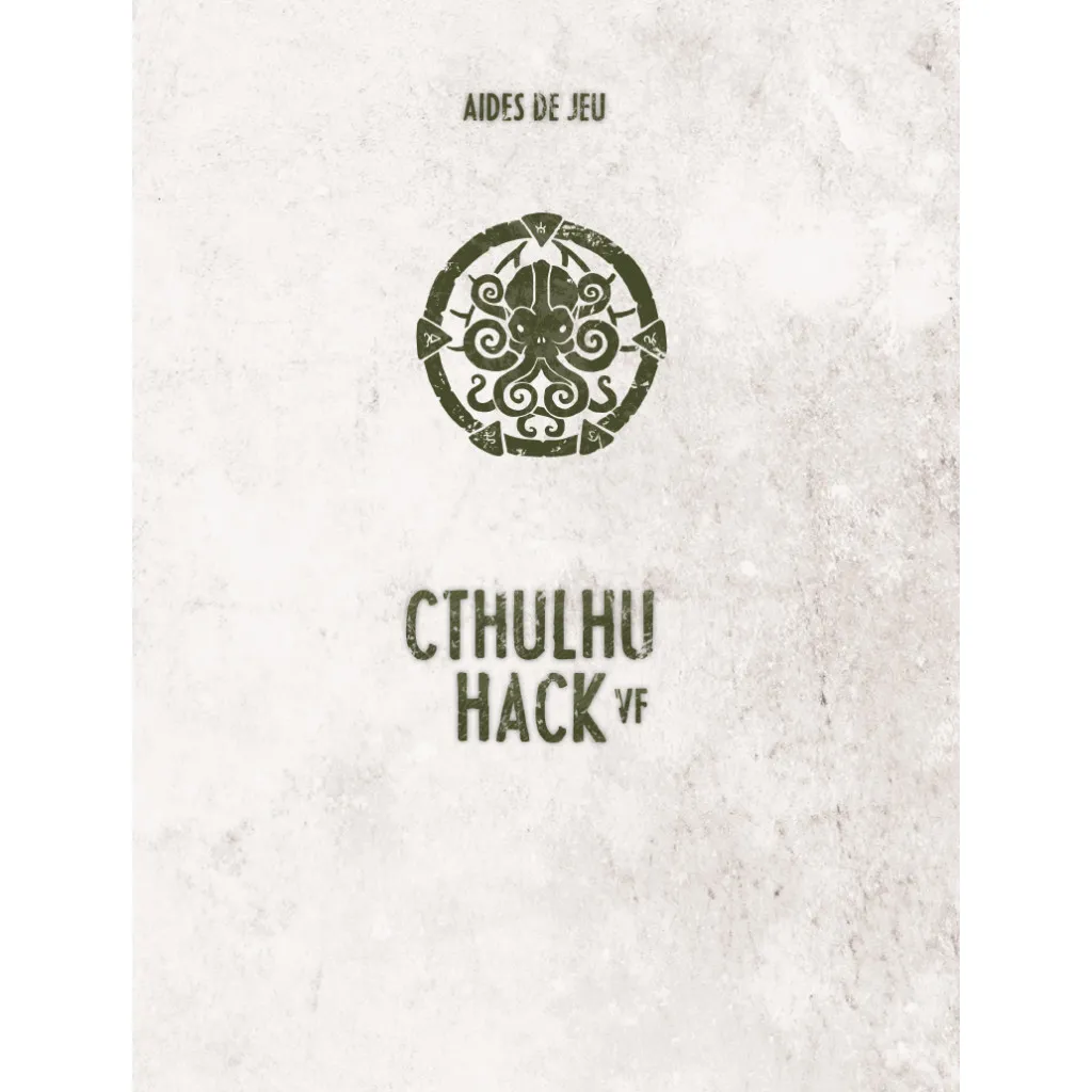 Cthulhu Hack - Pochette Aides de Jeu