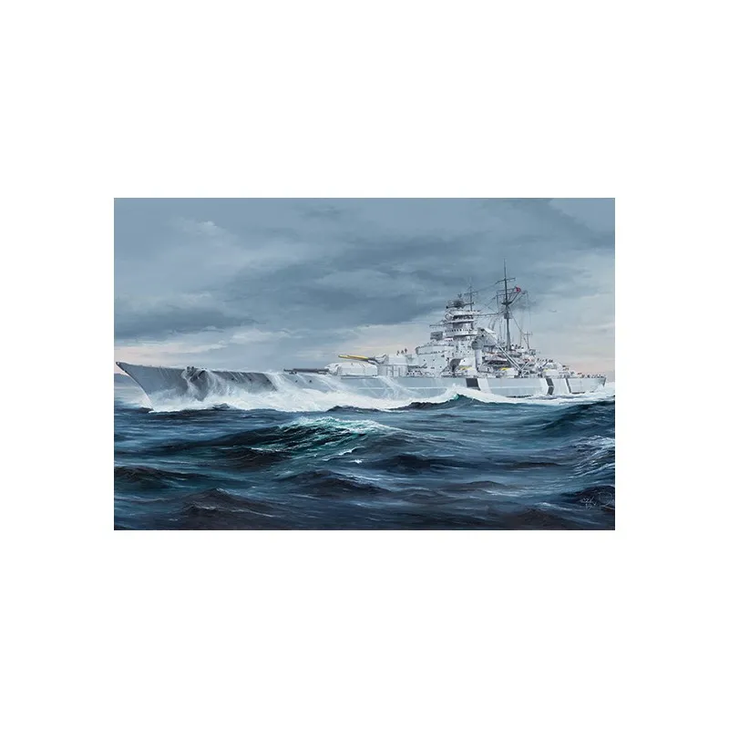 Cuirassé allemand Bismarck. TRUMPETER 05358