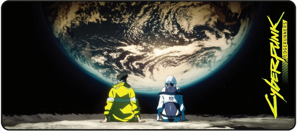 Cyberpunk: edgerunners xxl tapis de souris moon