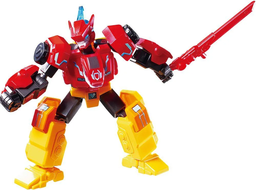 QUANTUM HEROES DINOSTER -ROBOT A CONSTRUIRE 11 CM