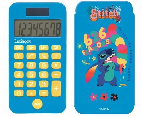 CALCULATRICE DE POCHE 8 CHIFFRES AVEC COUVERCLE DE PROTECTION STITCH