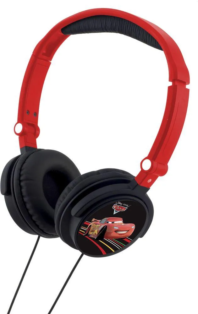 CASQUE STEREO FILAIRE PLIABLE AVEC LIMITATION DE VOLUME D'ECOUTE DISNEY CARS