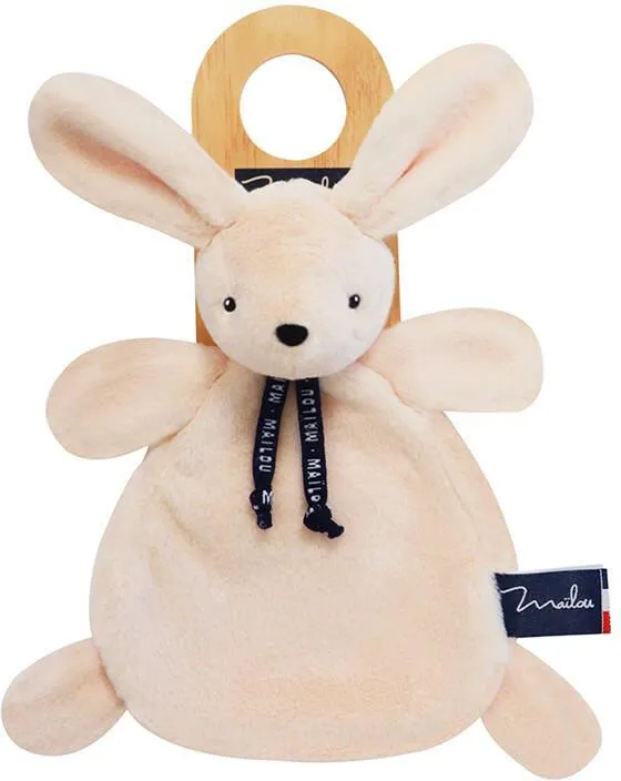 PELUCHE LAPIN DORLOTIN - DOUDOU - IVOIRE