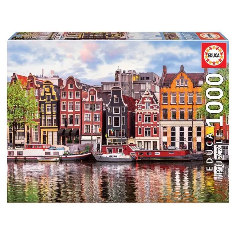 PUZZLE 1000 PIECES MAISONS DANSANTES AMSTERDAM