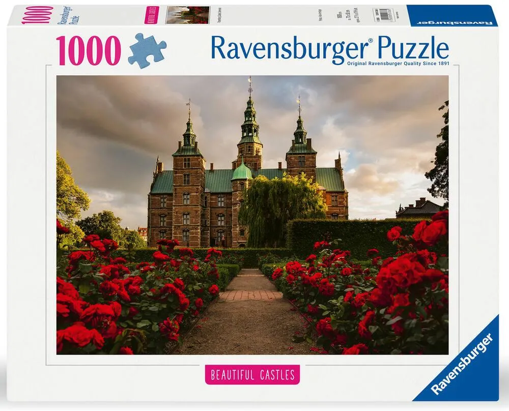 PUZZLE 1000 PIECES CHATEAU DE ROSENBORG, DANEMARK