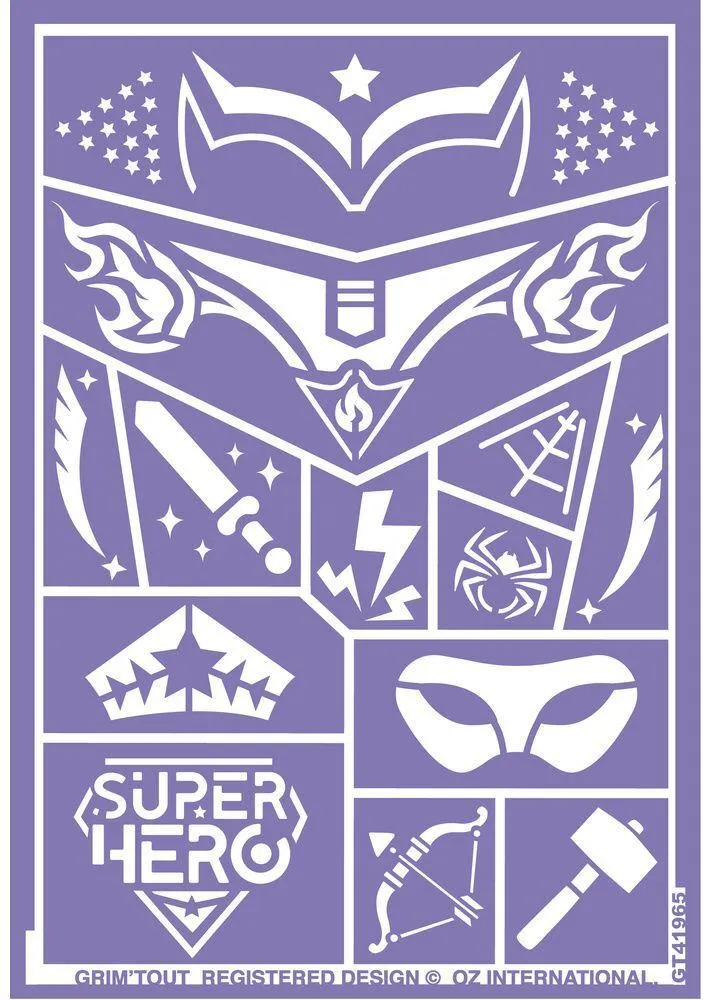 GRIM'TOUT MAQUILLAGE EXPRESS - SUPER HEROS