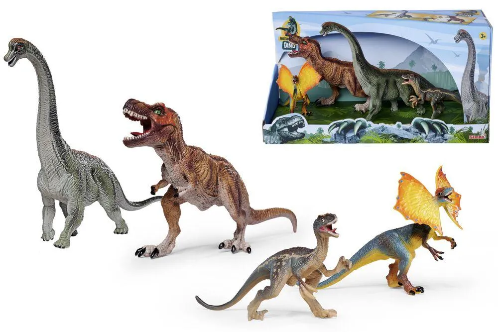 NATURE WORLD DINO PACK 4 DINOSAURES