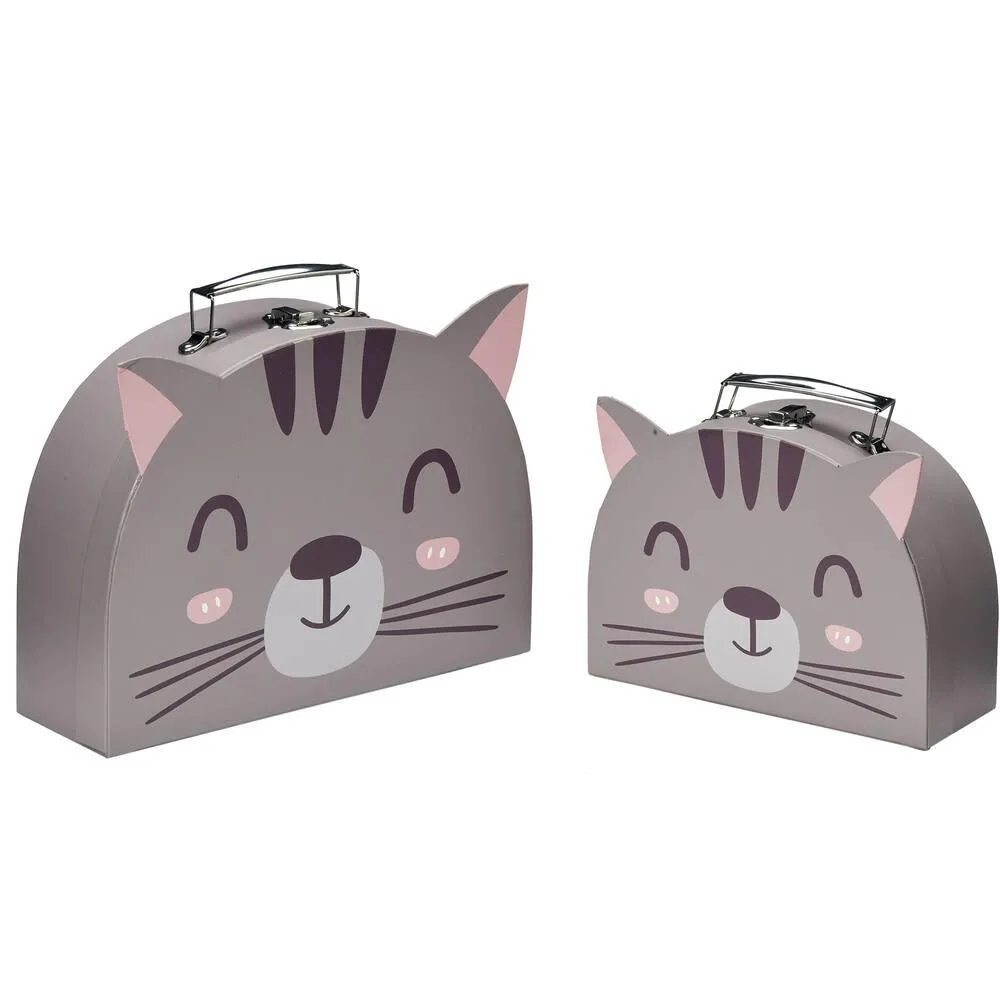 SET DE 2 VALISETTES CHAT