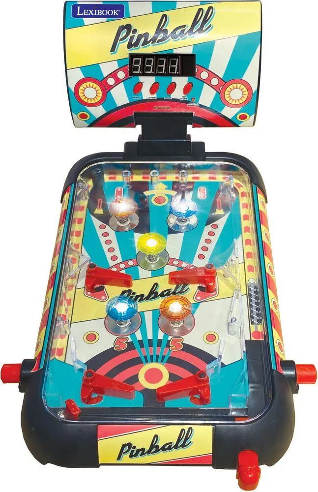 FLIPPER ELECTRONIQUE DE TABLE AVEC UN SUPERBE DESIGN, DES SONS, DES LUMIERES ET UN AFFICHAGE DU SCORE SUR ECRAN POUR JOUER SEUL OU DEFIER VOS AMIS.