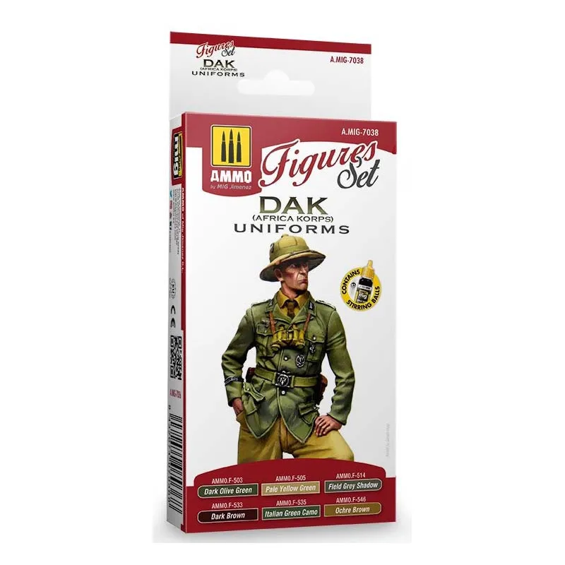 Uniformes DAK (Africa Korps). AMMO MIG JIMENEZ 7038