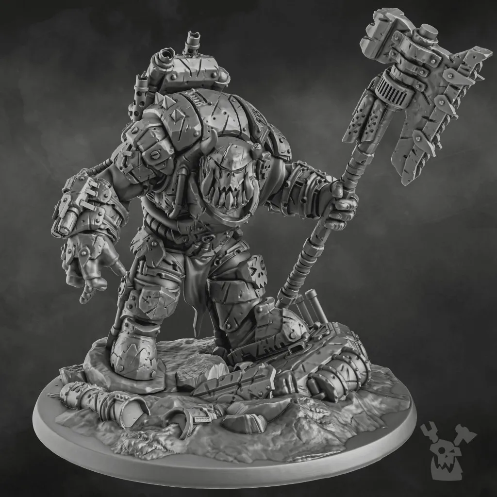 DakkaDakka Store - Orks - Wercking Gang - Bull'War Boss