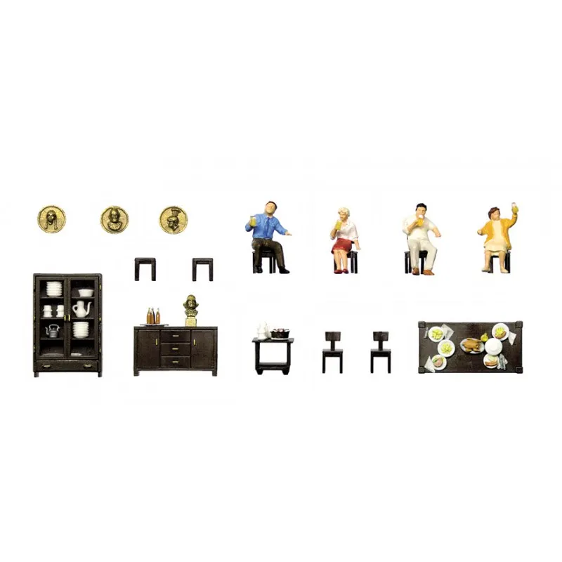 Dans la salle à manger. PREISER 10657