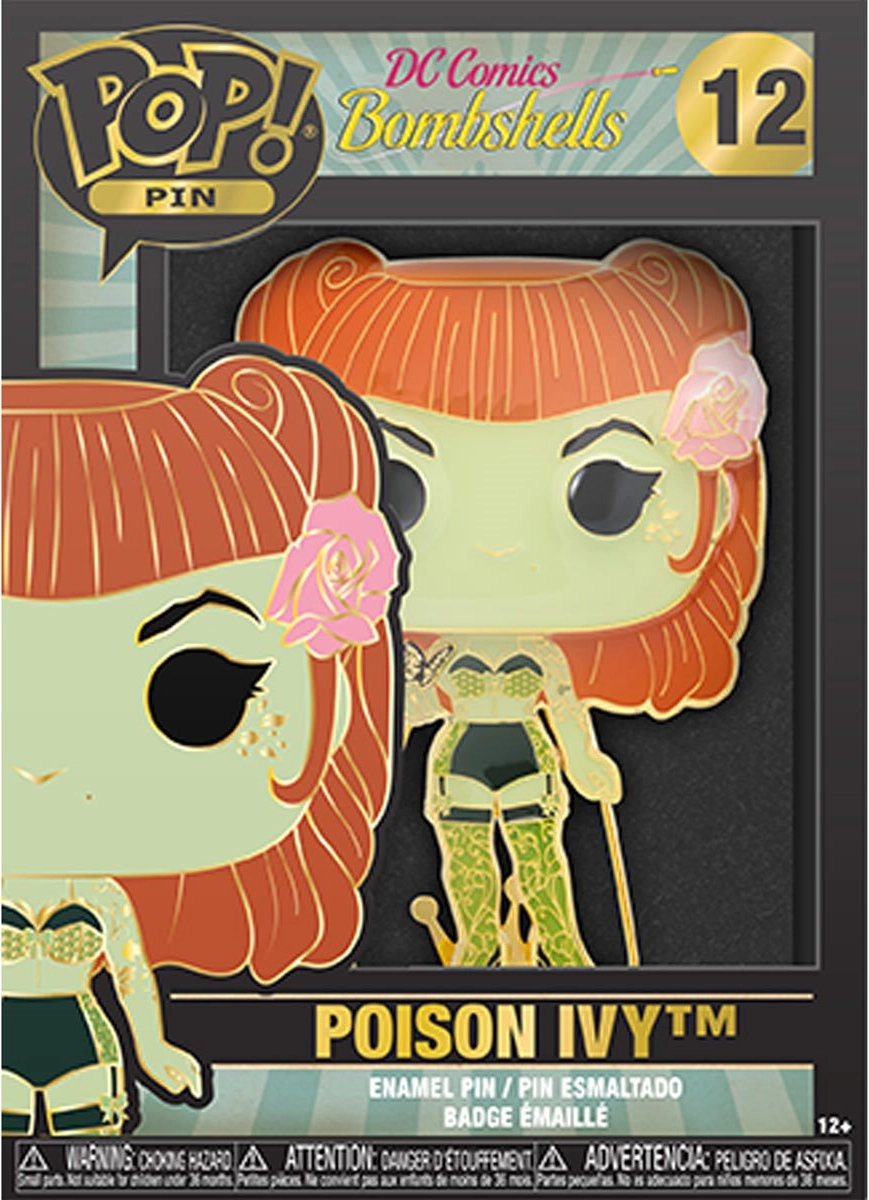 Dc comics - pop large enamel pin n° 13 - poison ivy