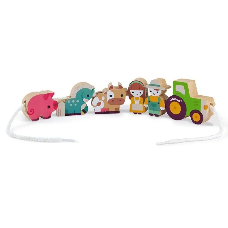 PERLES A ENFILER FERME - EN BOIS